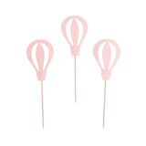 Balloon cupcake topper 3/pack