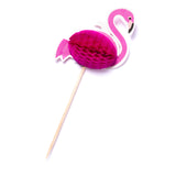 3D Flamingo Cupcake Topper 2/pack