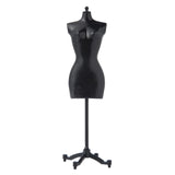 3D black mannequin cake topper