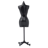 3D black mannequin cake topper