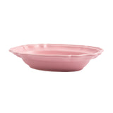 Matte finish colored plates Oval Large Plate Pink