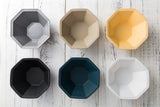 Matte finish colorful bowls