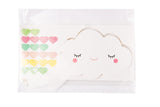 Smiley cloud with rainy colorful hearts DIY kit