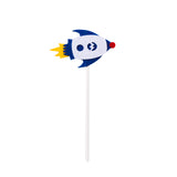 Astronut themed cupcake toppers 8/pc