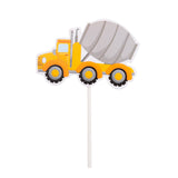 Trucks themed cupcake toppers 4/pc