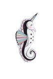 Magical unicorn seahorse