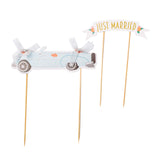 Just Married Wedding Car Cake Topper