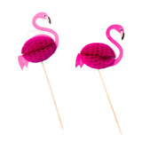 3D Flamingo Cupcake Topper 2/pack