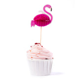 3D Flamingo Cupcake Topper 2/pack
