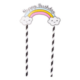 Happy Birthday Unicorn Banner cake topper DIY Kit stars